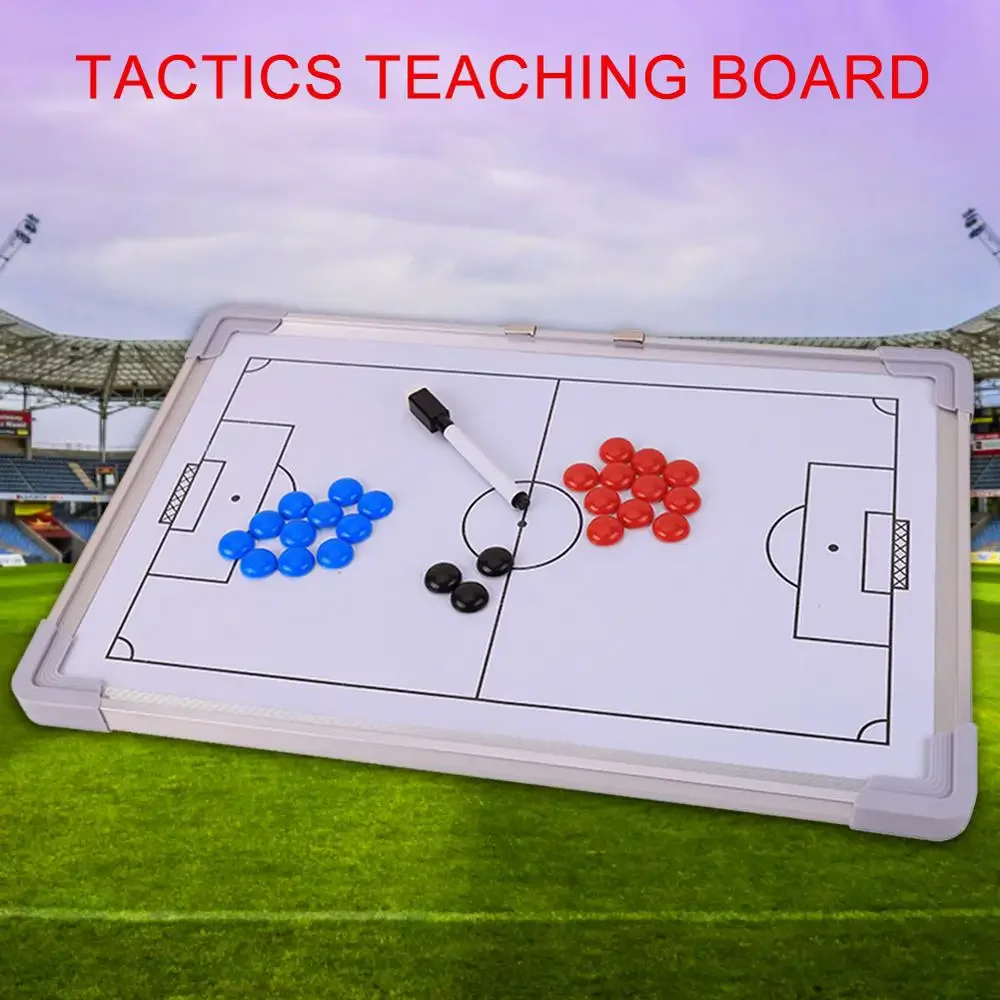 Soccer Tactical Magnetic Plate Coach Football Strategy Board Wall-mounted Game Training Sand Table Teaching Board Accessories