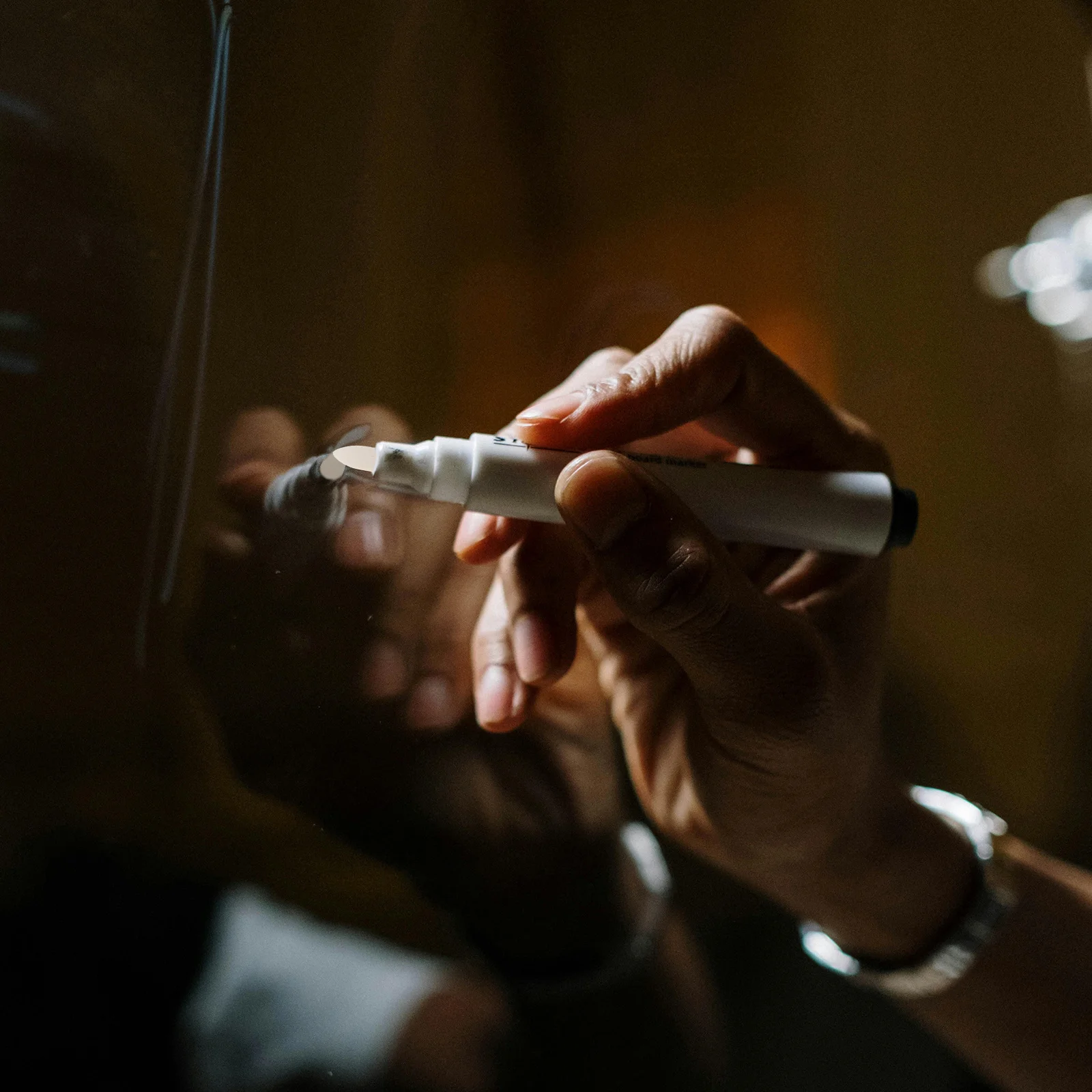 

20 pcs Refillable Whiteboard Markers Paint Pens Replaceable Tips Fine Tip For Glass Metal Plastic Board Drawing Writing