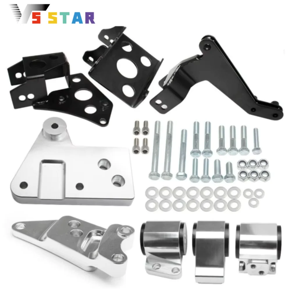 

High Quality Aluminum Engine Mount Bracket For K-Swap EK Chassis 1996-2000 Honda Civic K20 K24 K-Series EM-1008
