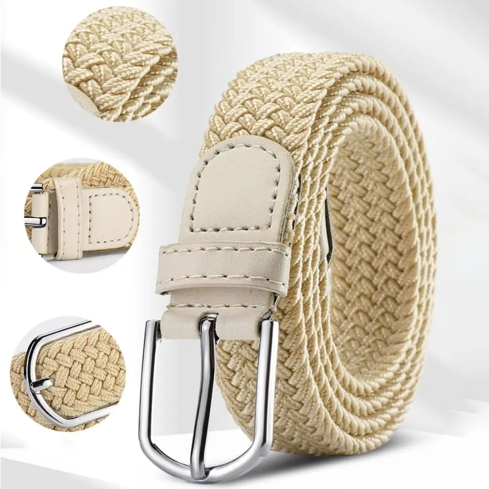 Paski damskie i męskie: elastyczne, płócienne, plecione, uniwersalne, bez dziurek, do spodni studenckich, w stylu casual.