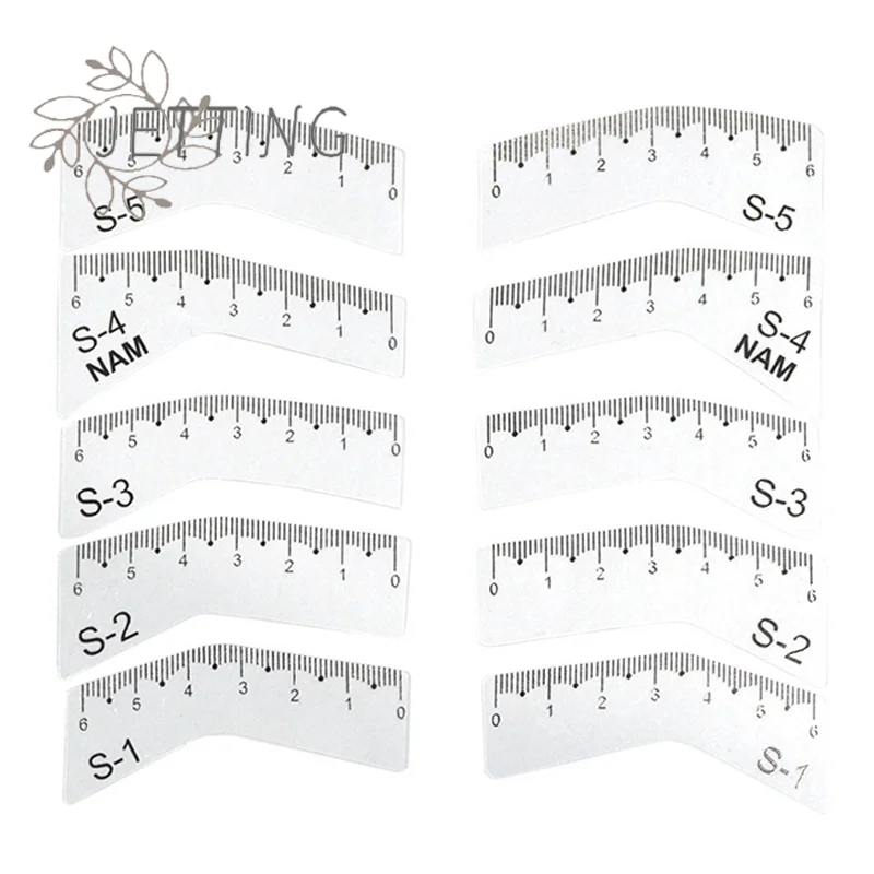 

Лидер продаж, 5 пар, женские многоразовые направляющие для рисования бровей, укладка, формирование, шаблон для ухода, набор трафаретов для бровей, легкие инструменты для макияжа