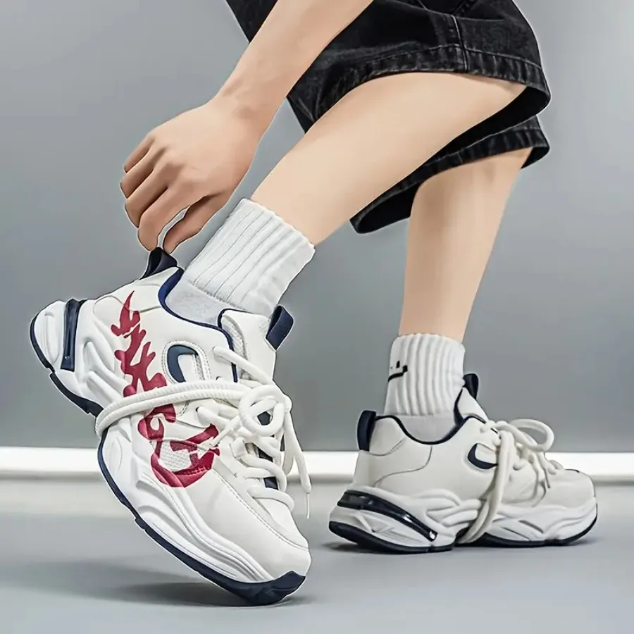 

Men'S Casual Sports Shoes Feature a Comfortable And Breathable Fabric Upper And Lining with a Lightweight Lace-Up Design And Th