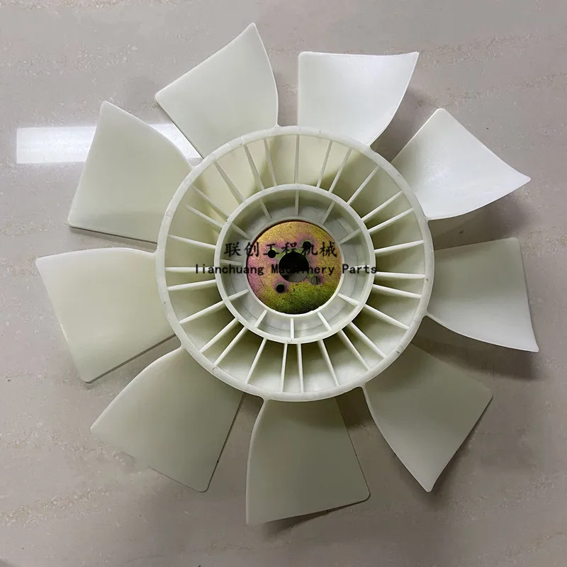 For Caterpillar Cat E320C Excavator S6K Engine Fan Blade Heat Dissipation Plus Multiple 9-Leaf Blades Parts