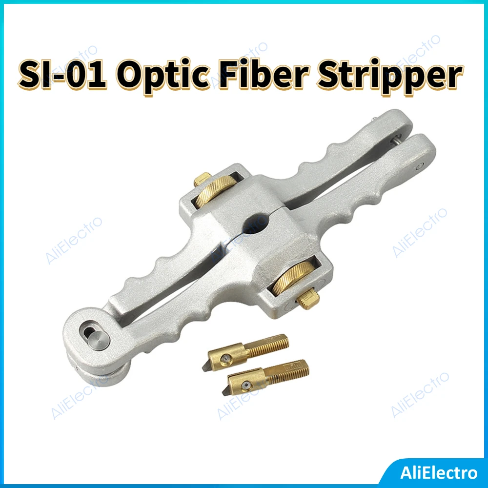 

New SI-01 Optic Fiber Stripper Longitudinal Opening Knife Sheath Cable Slitter for FTTH High Quality