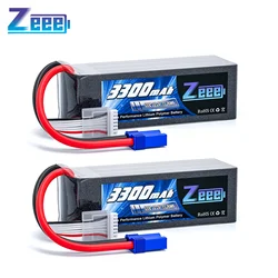 2pcs Zeee 6S Lipo Battery 3300mAh 22.2V 120C Softcase with EC5 Plug for RC Car FPV Drone Truck Tank RC Airplane Race Hobby Parts