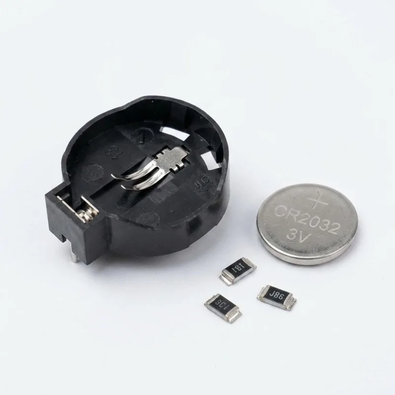 10-30Pcs CR2450 Battery Case Holder BS-2450-1 3V 2 Pins Direct Plug Button Cell Box 2450 Battery Storage Case Compartment - view 6