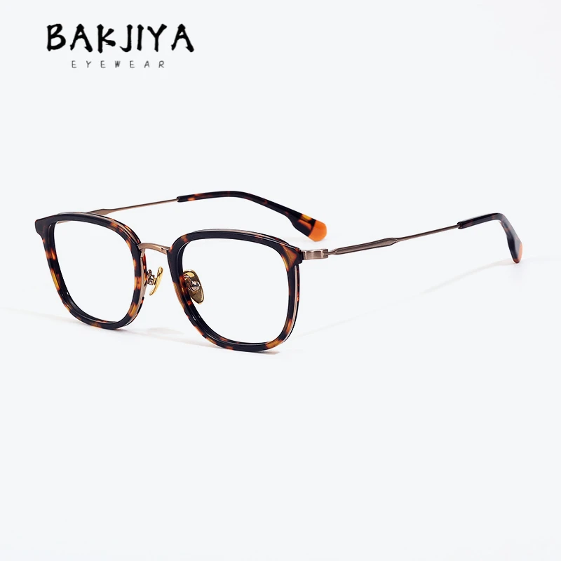 

Vintage Senior Titanium Acetate Optical Glasses Frame High Quality Retro Square Men Women Myopia Full Eyeglasses Reading Eyewear