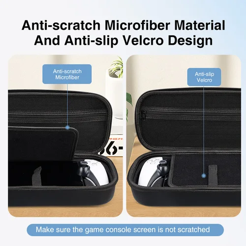 Imagen 2 del producto Estuche de transporte para Sony PS5 PlayStation Portal, funda protectora a prueba de golpes, bolsa de almacenamiento portátil, carcasa para accesorios PS Portal