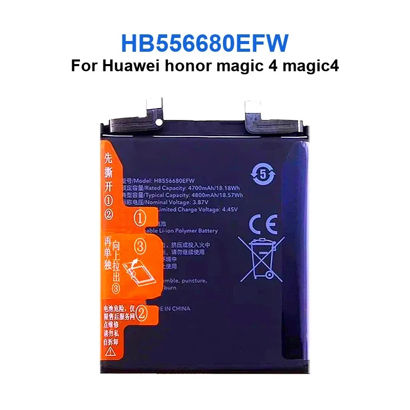 Batterie Für Huawei honor magic 4 3 Genießen 50 magic4 magic3 Pro X40 4Pro 3Pro HB586680EFW HB506492EFW HB566680EFW HB496493EGW