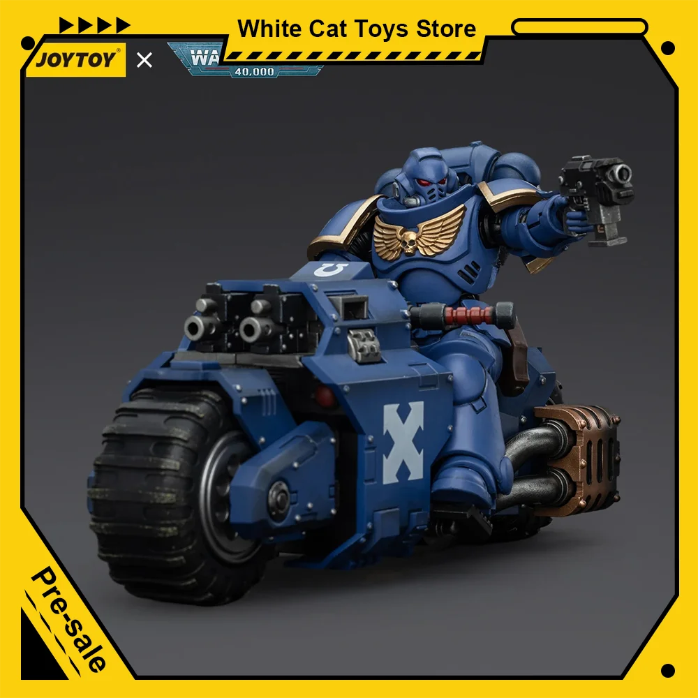 JOYTOY Warhammer 40K Space Marines Ultramarines Outriders Action Figure Brother Catonus Figurine Joints Movable Model Toy Gifts