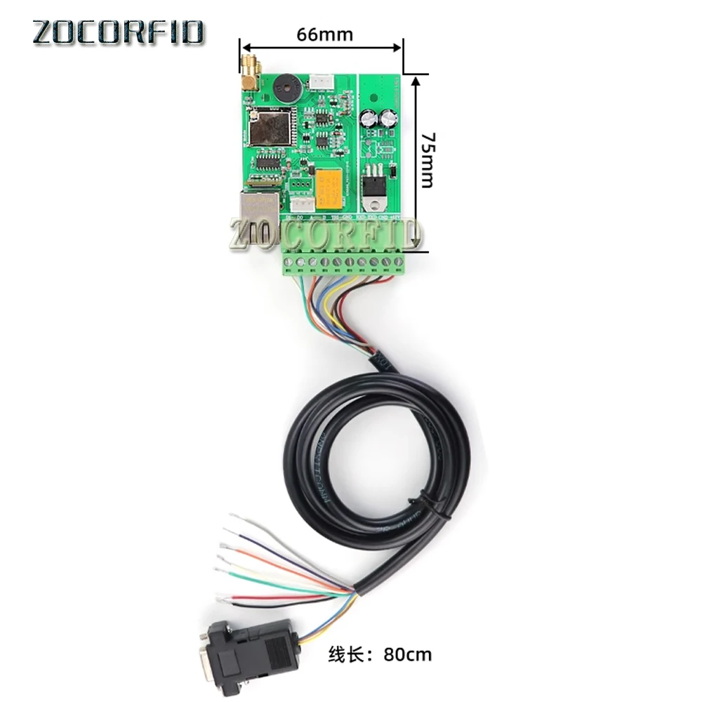 WG26 RS485 TCP/IP UHF RFID, lector y escritor de antena de largo alcance, módulo RFID Uhf con etiqueta SDK gratuita para Raspberry pi