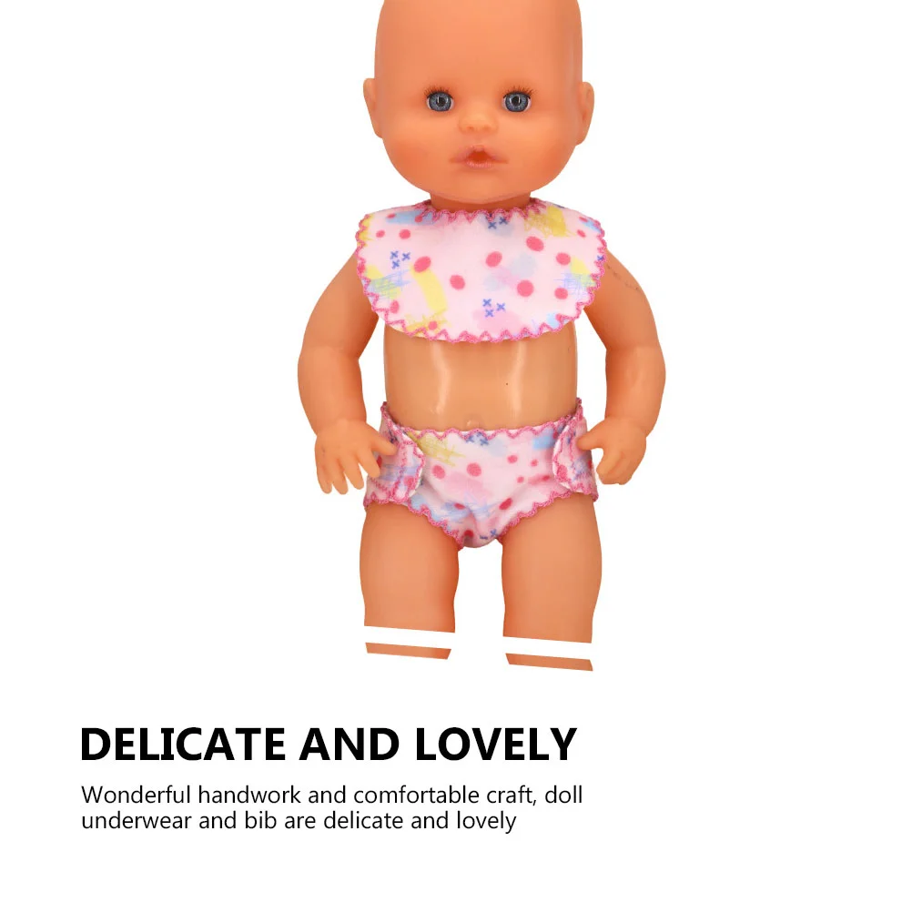 Clothes Baby Diapers 12-inch Alive Bib 30-38 Cm American Shafsalon Clothes Accessories Girls Briefs Baby for Women Infant