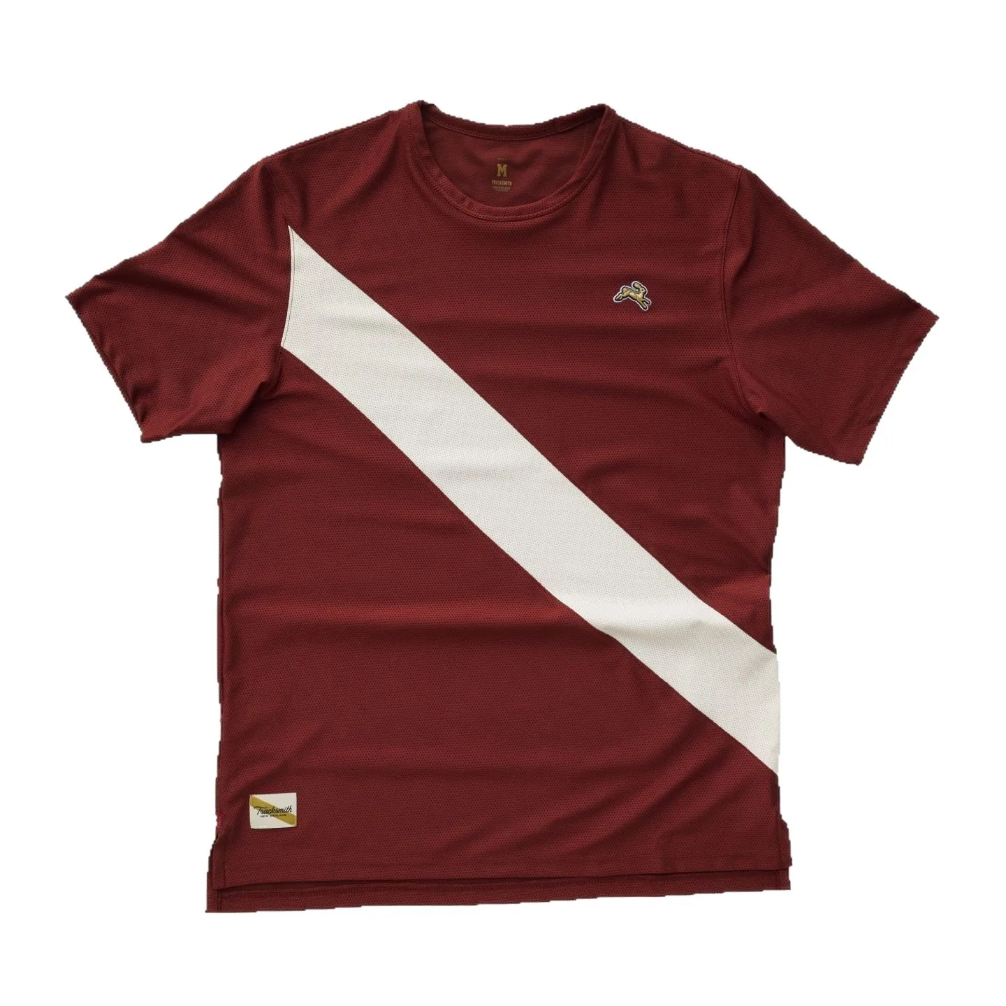 

Tracksmith Running Rabbit Summer Rabbit Women's Retro Outdoor Loose-Fit Short-Sleeve Running T-Shirt