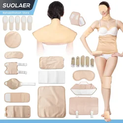 Reusable Castor Oil Pack Wrap Organic Cotton Castor Oil Pack for Full Body Castor Oil Pads for Shoulder Neck Waist Knee Feet Eye