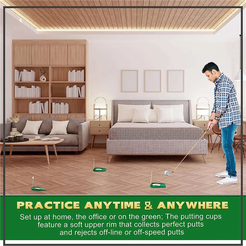 

Горячая AD-3 шт. чашка для гольфа, тренировочные пособия для отверстий для гольфа, аксессуары для гольфа, детали для тренировок по гольфу, клюшки с пластиковым флагом, зеленый + Whi