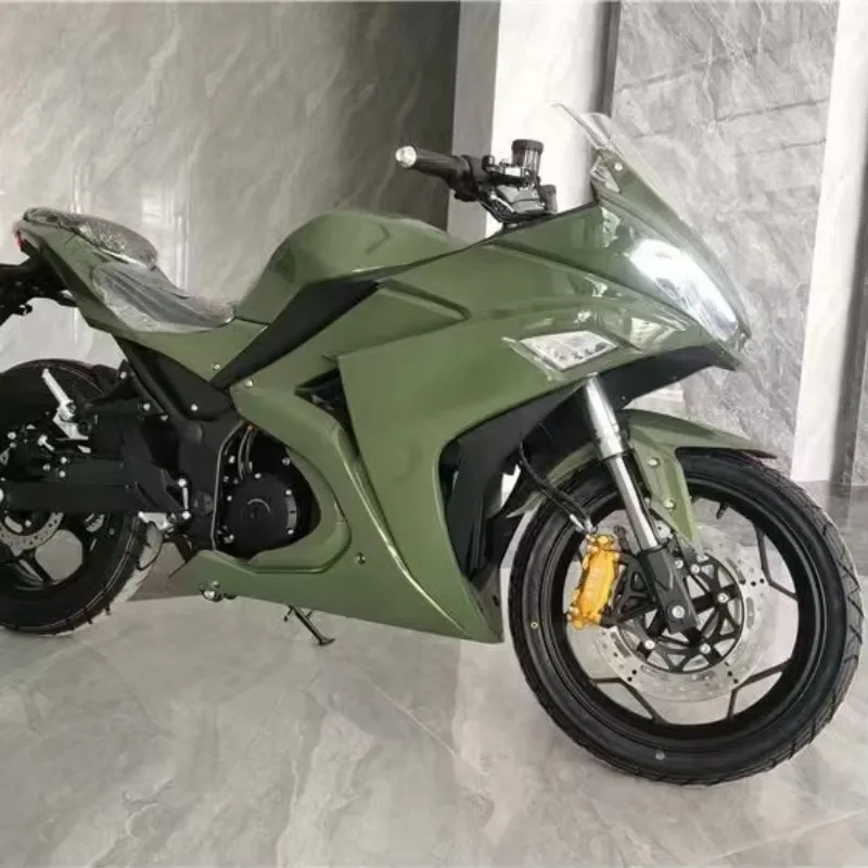 2025 نمط جديد الكبار التركيز على الطرق الوعرة دراجة نارية كهربائية 3000 واط تيار مستمر فرش السيارات الطاقة طويلة المدى مع مكبح قرصي #5