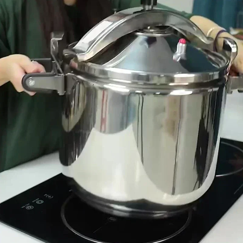 

1PC New 304 Stainless Steel Pressure Cooker Small Household Mini Explosion-proof Pressure Cooker Gas Induction Cooker Universal