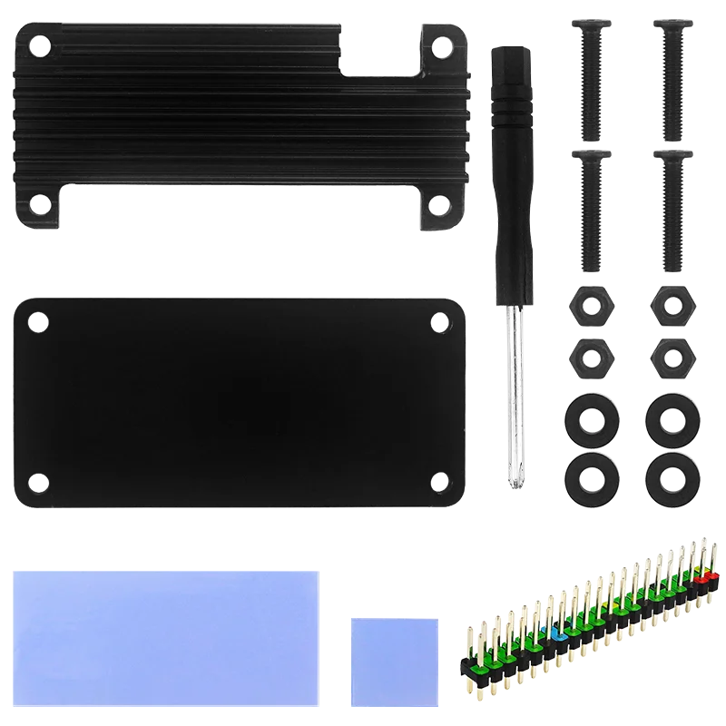 Корпус для Raspberry Pi Zero, алюминиевый корпус с пассивным охлаждением для Raspberry Pi Zero, 2 Вт, с ЧПУ
