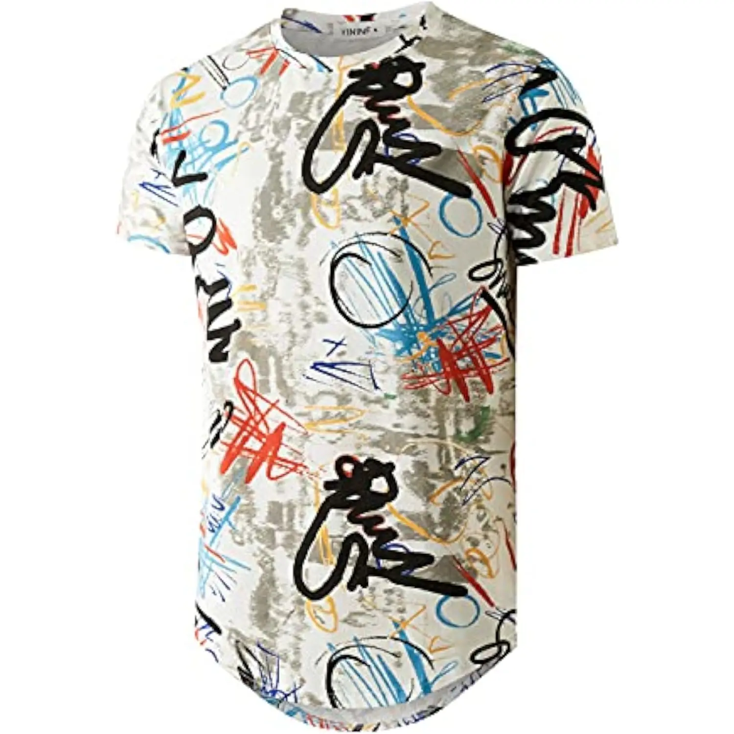 

YININF Men Hip Hop Short Sleeve Printed T-shirt for Men