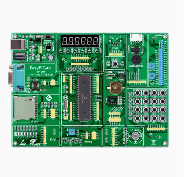 Single Chip Machine Learning Development Board EasyPIC-40 Supports 40ft 16/18F Single Chip Machine PIC