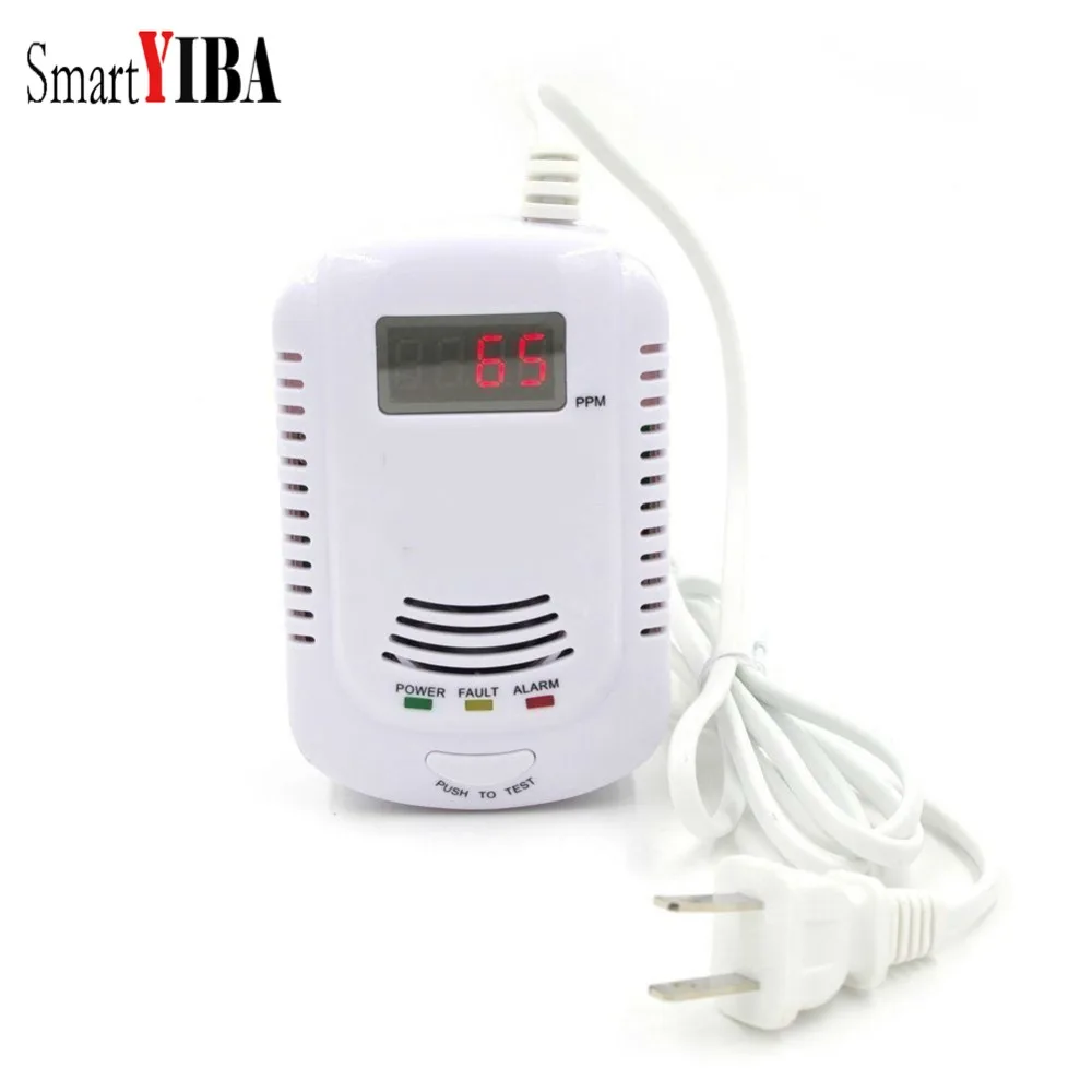 SmartYIBA inteligentny detektor wycieku gazu palnego czujnik wycieku gazu niezależny czujnik alarmu gazu ziemnego do ochrony przeciwpożarowej