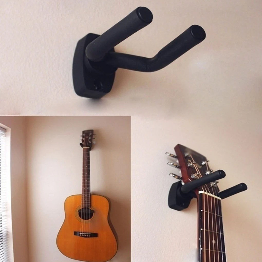 Electric Guitar Holder Wall Mount Metal String Instruments Ukulele Hook Display Hanger Household Rack Supplies