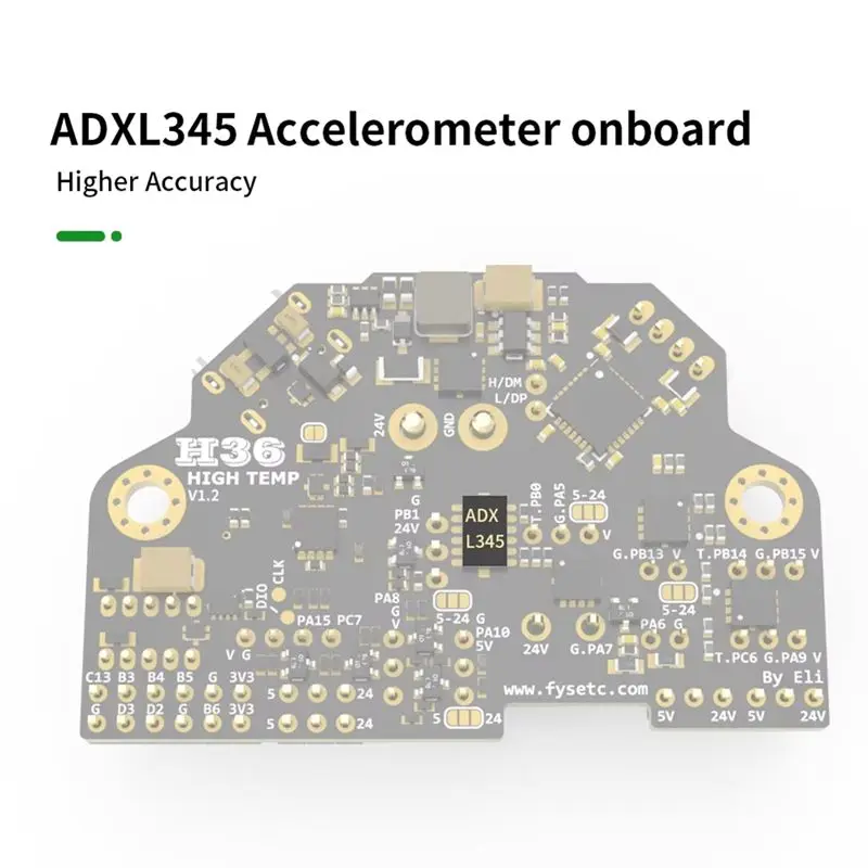(Durable) H36 Combo High Temperature Resistance Klipper Canbus Tool Board Compatible NEMA14/36Mm Motor Onboard TMC2209