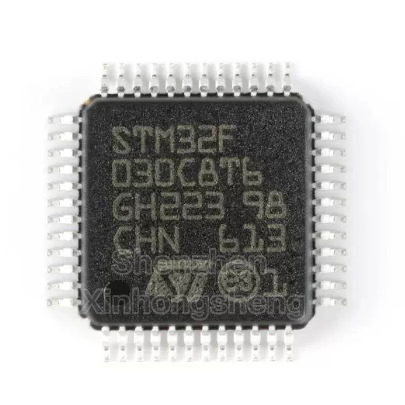 Microcontrolador autêntico original STM32F030C8T6 LQFP-48 ARM Cortex-M0 32 bits-MCU