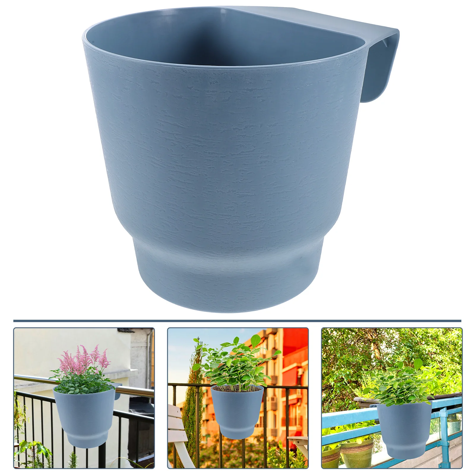 

Water Storage Flower Pot Hanging Planter Home Decor Railing Pots Small Planters for Indoor Plants