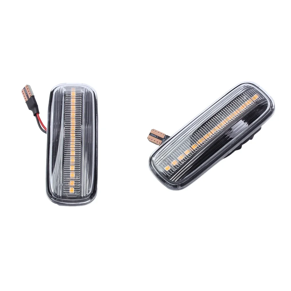 أضواء جانبية لإشارة الانعطاف الديناميكية للسيارة ، ضوء أصفر ، يسار ويمين ، مناسبة لسيفيك EK9 ، EK1 ، EK2 ، EK3 ، EK4 ،-، 12 فولت العاصمة ، 2