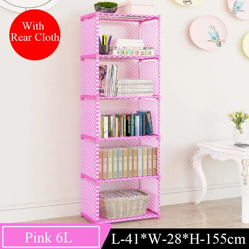 Bookshelves Industrial Style Furniture Invisible Shelf Wood Book Shelf Shelves of Books Bookshelf  Libraries Pink