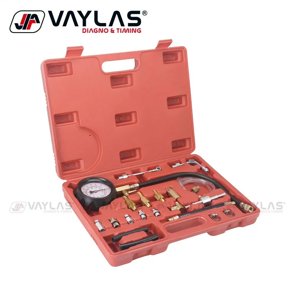 TU-114 Fuel Pressure Gauge Tools Set Fuel Injection Tester Tool Kit High Quality Automotive Tools