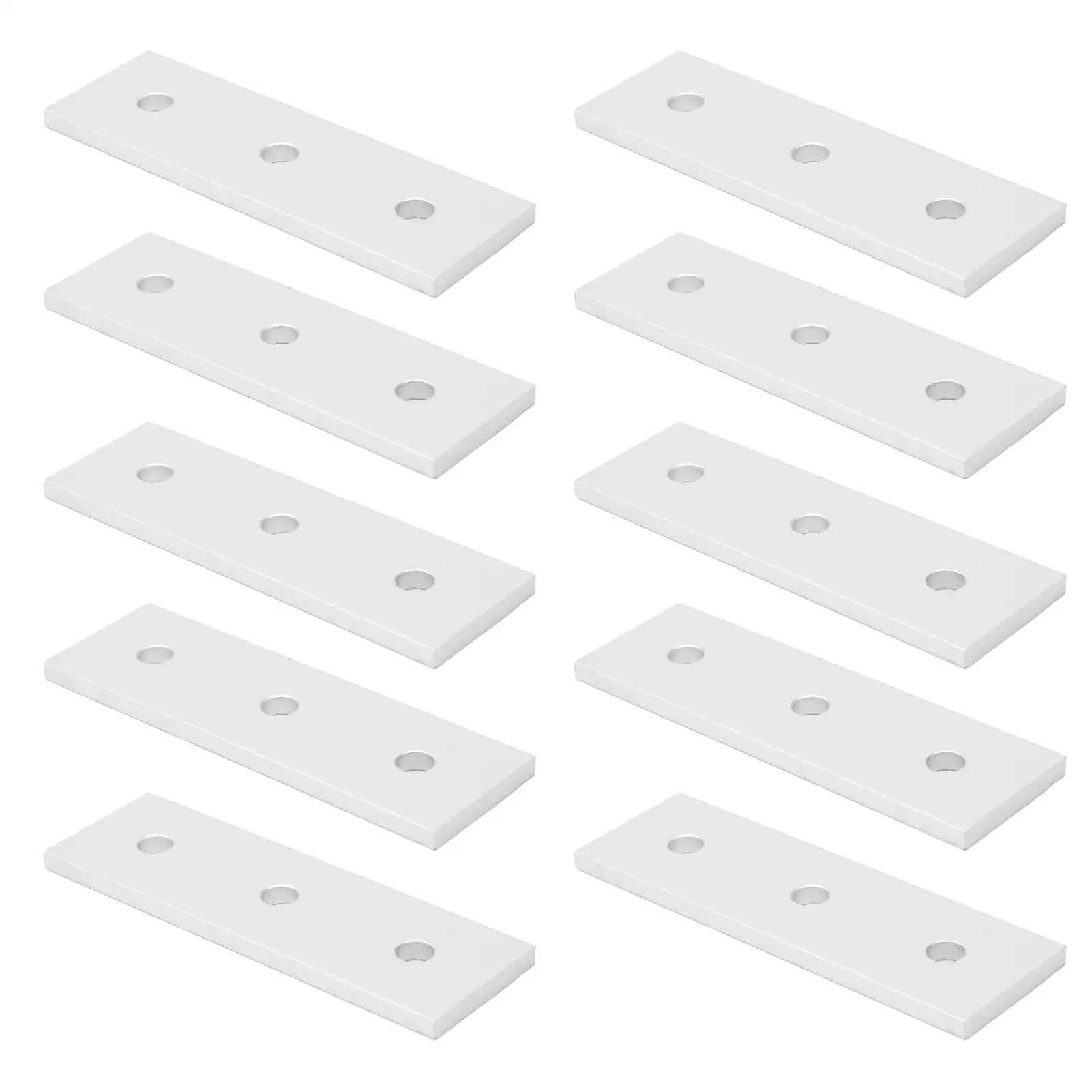 10 قطعة لوحات ربط مسطحة من الألومنيوم 3030 3 موصلات إصلاح لمشاريع ذاتية الصنع وتجميع الأثاث