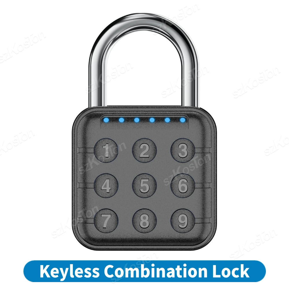 

Outdoor Waterproof Keyless Combination Padlock 6 Digit Codes Lock for Gym School Locker Fence Luggage Suitcase