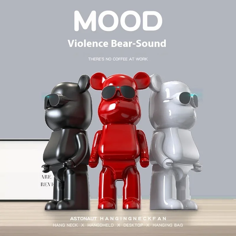 Violent Bear Wireless Bluetooth Speaker with High Sound Quality for Smart Speaker and Subwoofer, Best  Christmas Gift for Boys