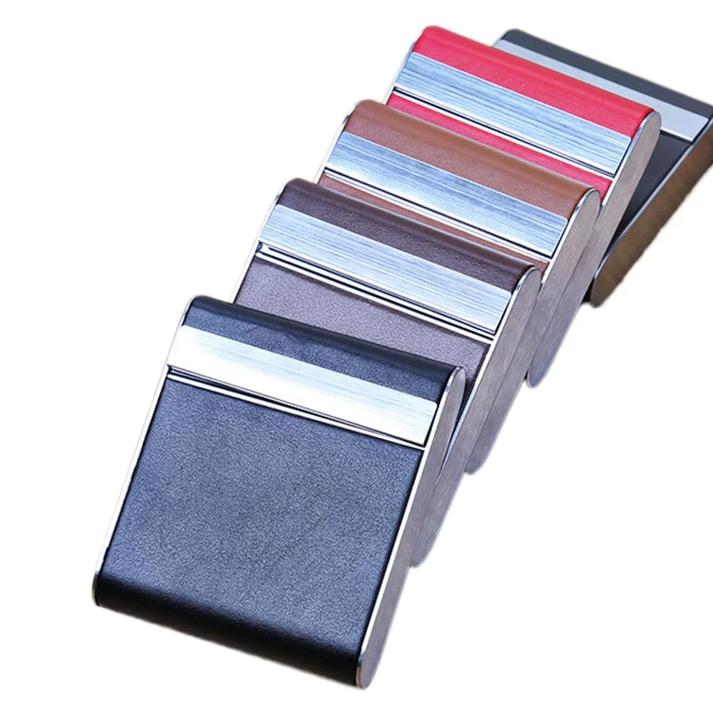 Fashion Woman Stainless Steel Cigarette Case Box Business Cigarette Pouch Smoking Accessories