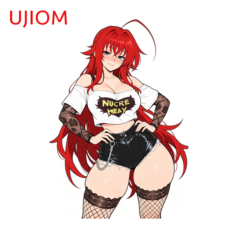 UJIOM Rias Gremory Seductive Girl Wall Sticker Premium Eye Catching Design Sunscreen Decal Suitable For Veneer Sofa Wall Decor