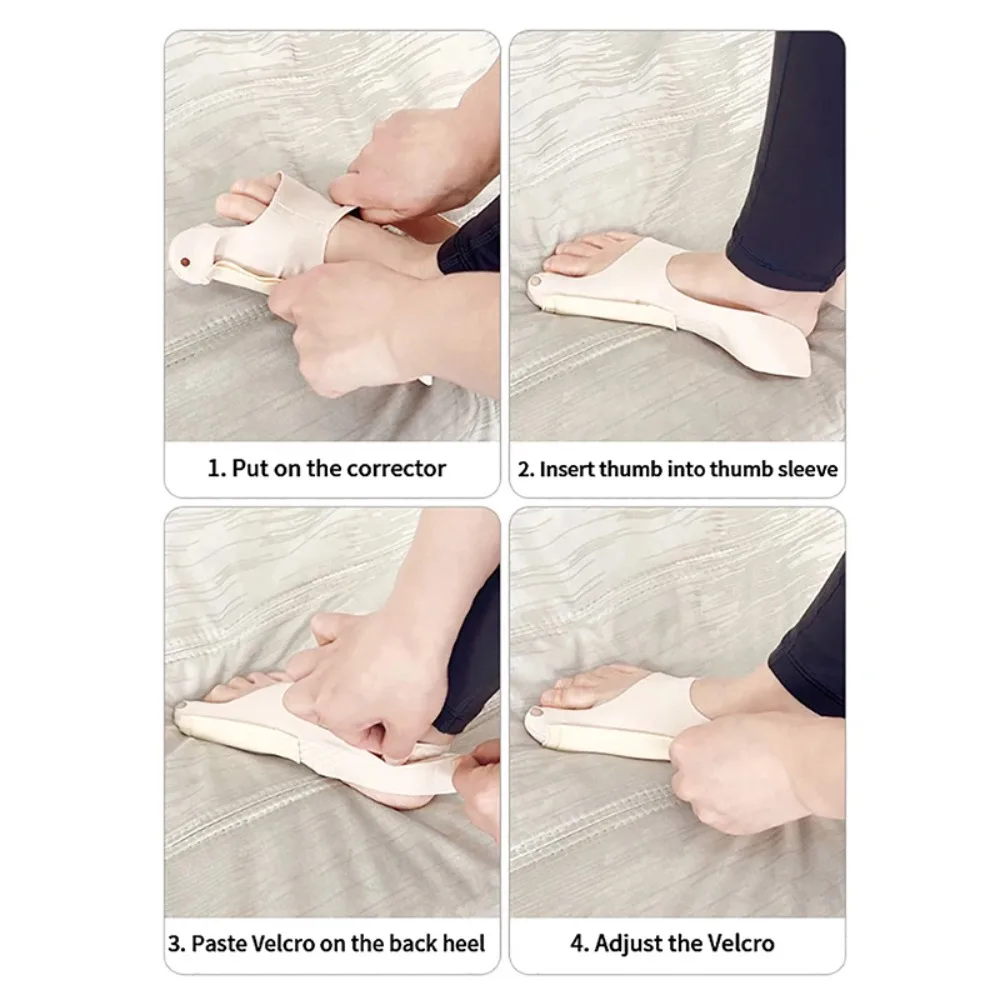 1PC Foot Care Pain Relieve Toe Corrector Adjustable Hallux Valgus Toe Bunion Corrector Improve Orthopedic Socks Women