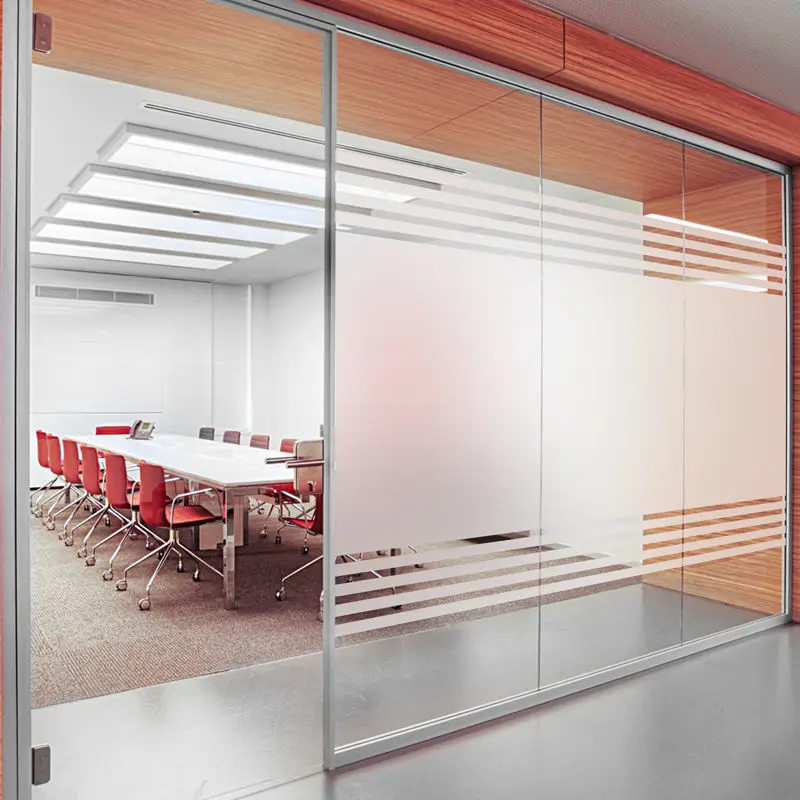 custom. [ 12k People Rated] Office Glass Sticker New Static Stripe Anti-Collision Sticker Translucent Opaque Partition Anti-Peep