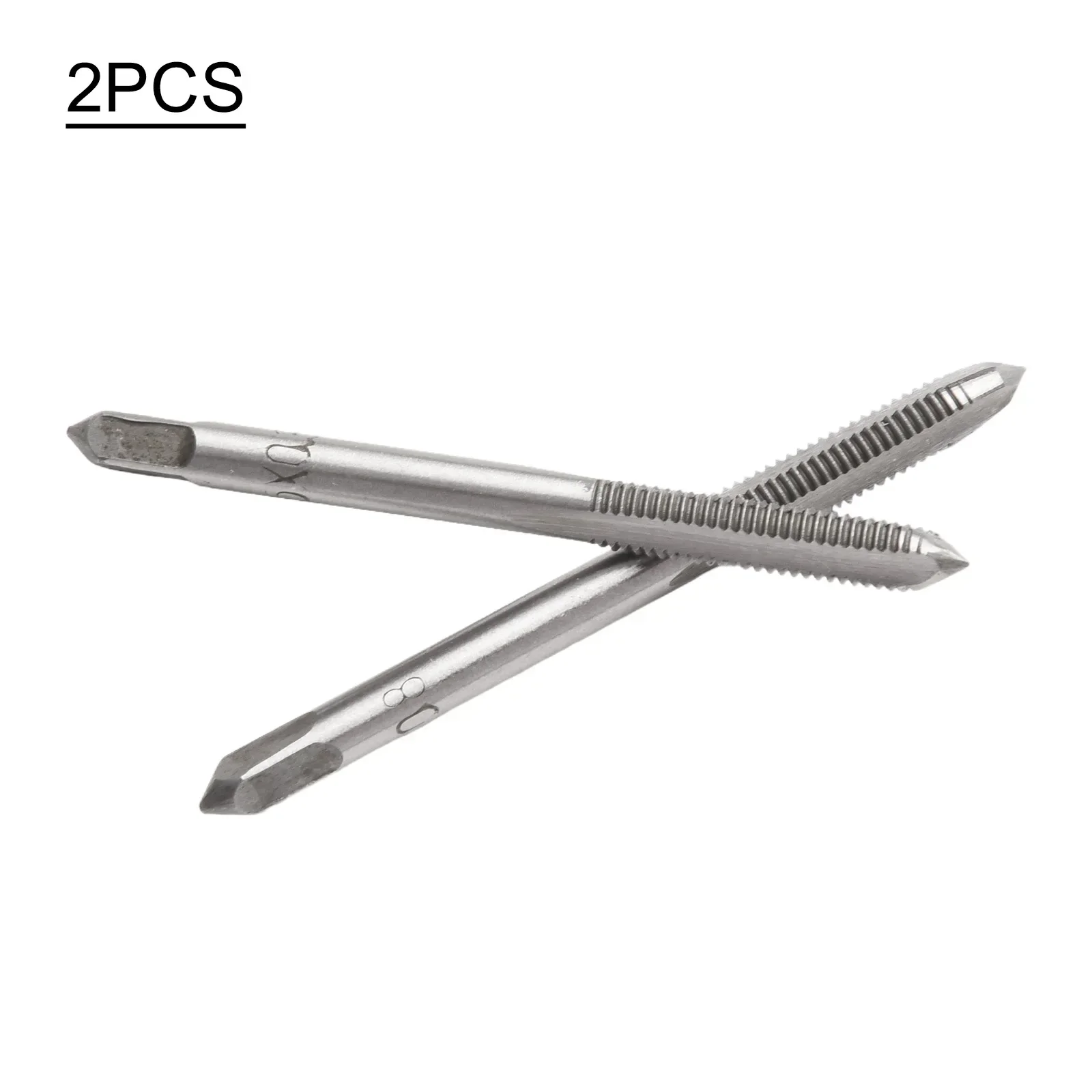 2pcs Thread Tap Set M3-M16 HSS Screw Tap Drill Bit Set Silver Straight Flute Plug Tap M3x0.5 M4x0.7 M5x0.8 M6x1.0 Hand Tools