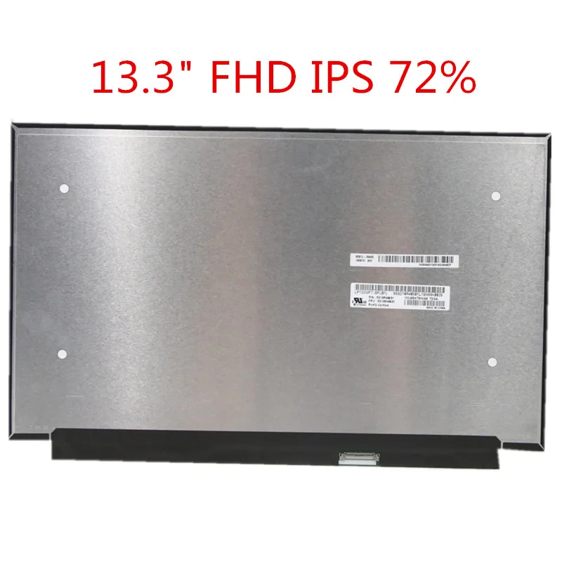 

13.3" FHD IPS 72% LCD Display Screen NV133FHM-N6A N133HCE-EN2 B133HAN05.A LP133WF7-SPB1 For Lenovo ThinkBook 13s-IML S530-13IWL