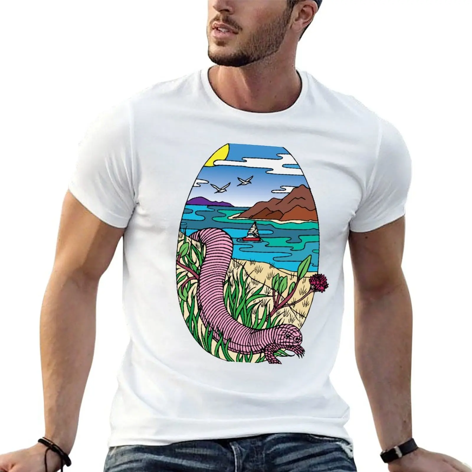 

Mexican Mole Lizard (Bipes biporus) T-Shirt funny t shirts man cotton t shirt pack T-Shirt