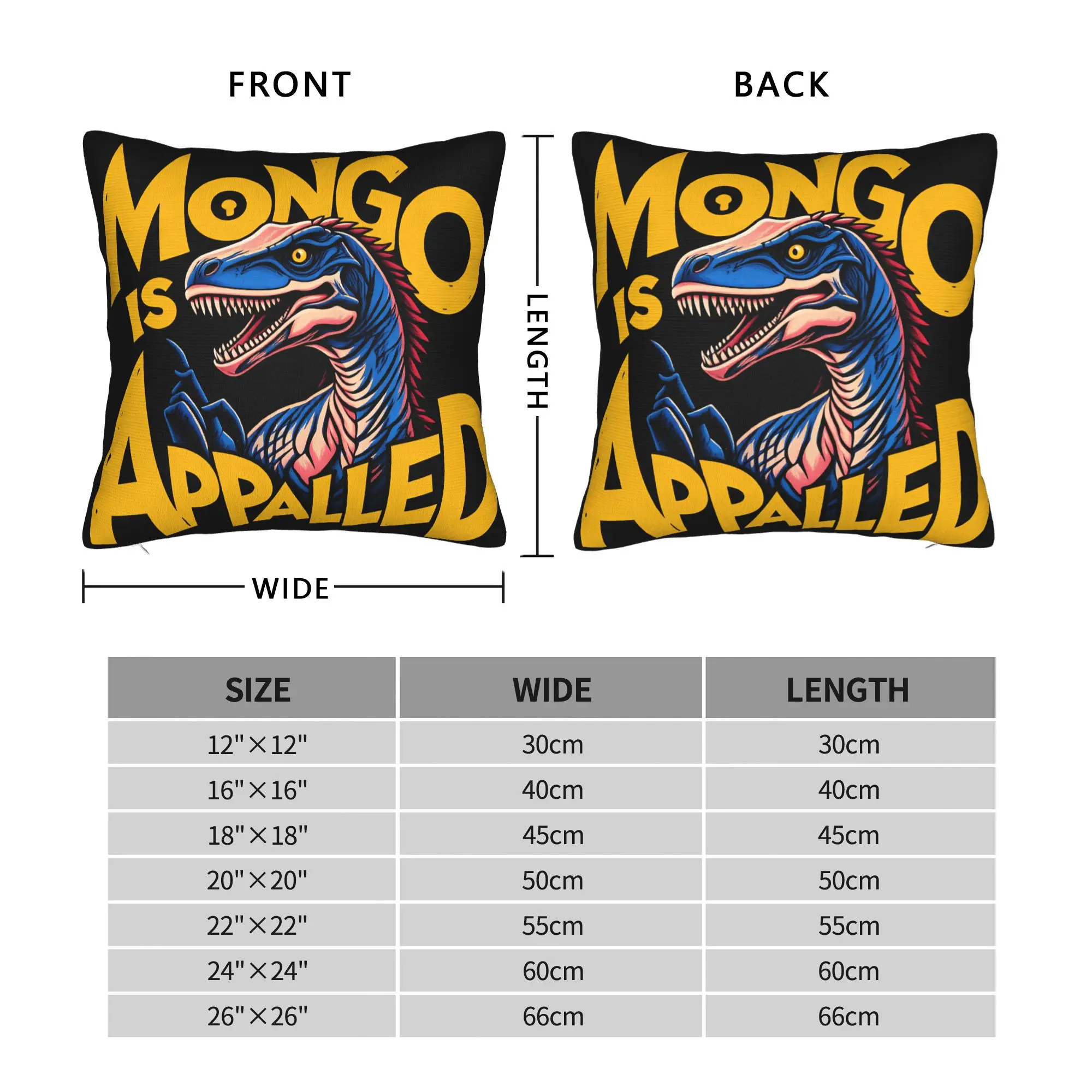 Dungeon Crawler Carl Mongo Is Appalled Pillow Case  Print Pillow Cover Funny Cushion Cover For Sofa Home Decoration