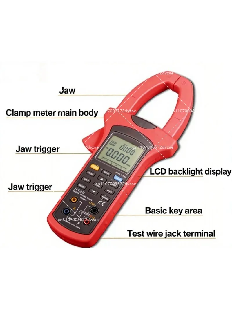 UT243 Digital Clamp Meter Harmonic Power Measurement AC Voltage Current Tester