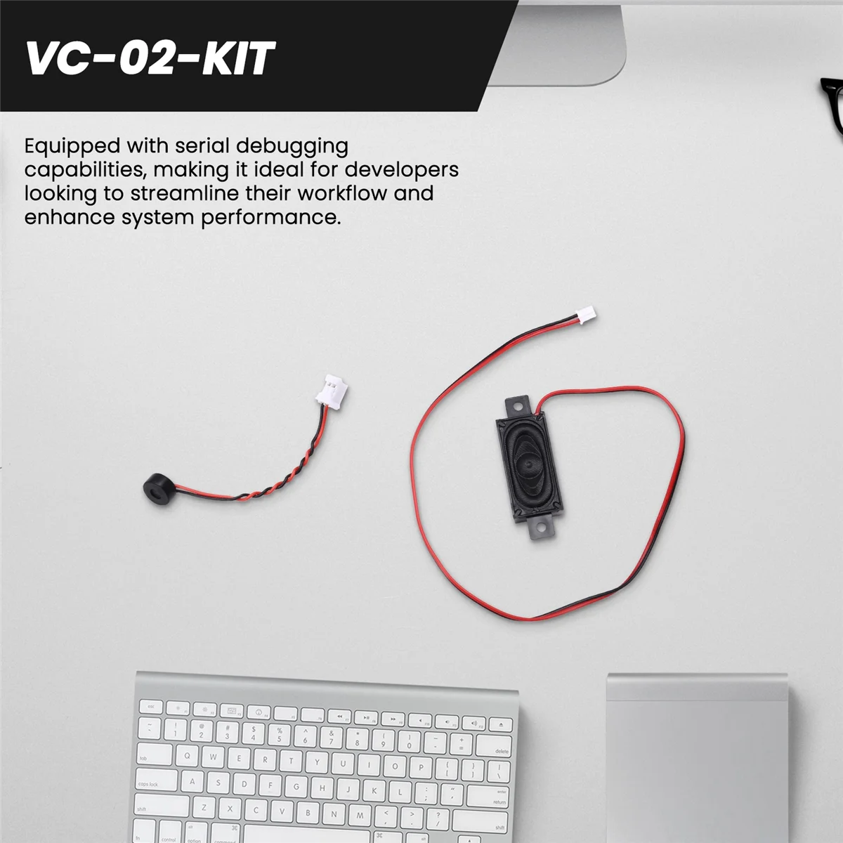 A07I -02-Kit AI Intelligent Offline Voice Module Development Board met seriële foutopsporingsondersteuning