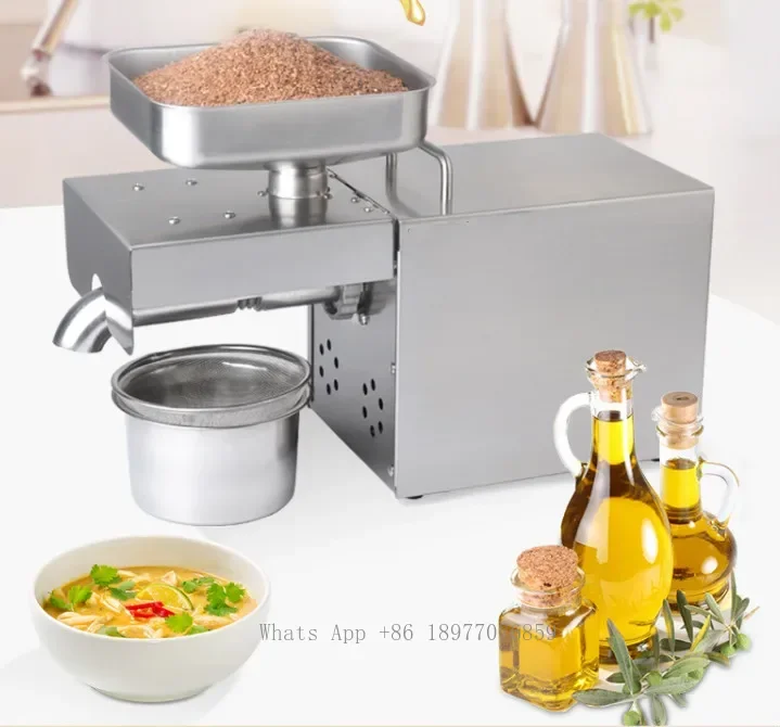 Small home use oil extractor presser olive/coconut/peanut/sunflower seeds domestic mini oil press for kitchen use