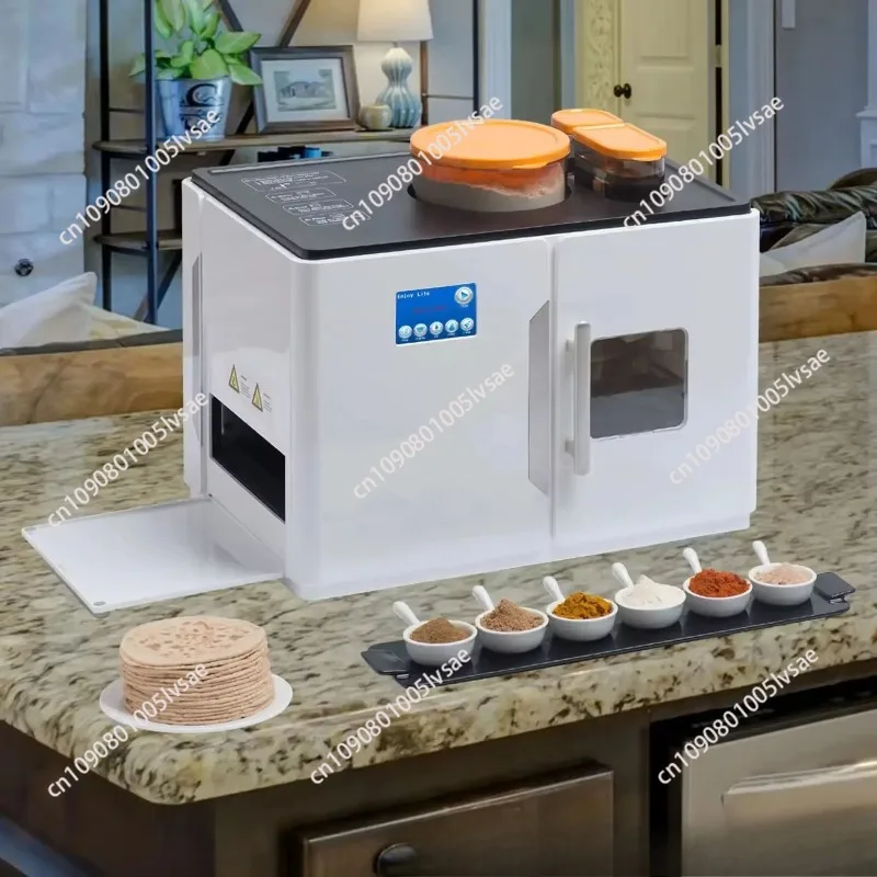 Fully Automatic Flatbread Maker Thin Pancake and Corn Tortilla Machine Automatic Programmable Handheld Pancake Maker