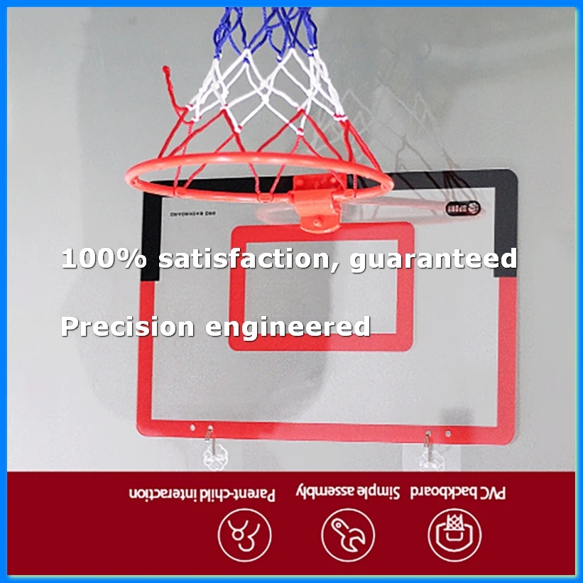 Indoor Mini Basketball Hoop Set for Kids Adjustable Mini Basketball Hoop Set Basketball Toy Gifts for Kids Teens Black-SPMI
