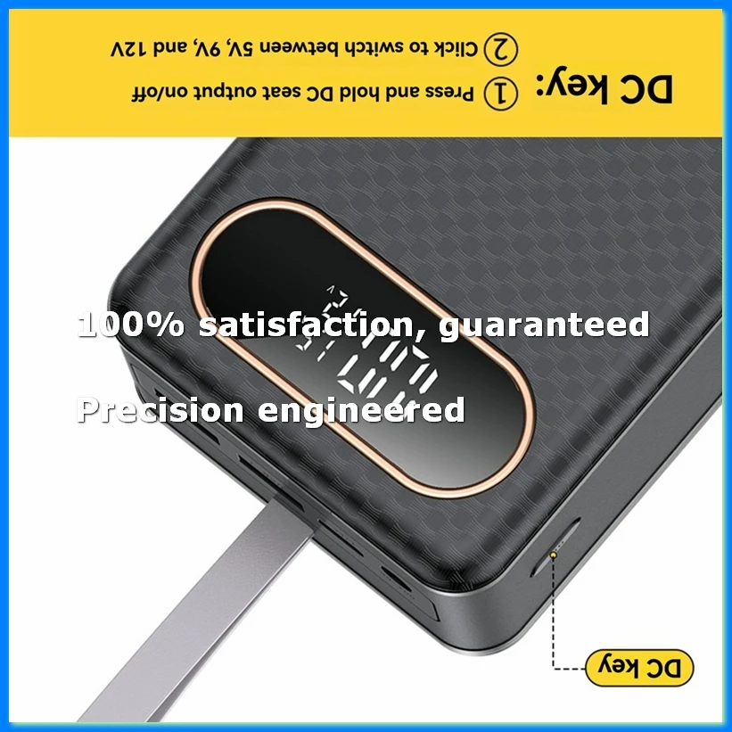 

18650 Battery Power Bank Case QC3.0 15W PD Quick Charge 21x18650 Battery Storage Box 15W Wireless Charge Shell White-FS