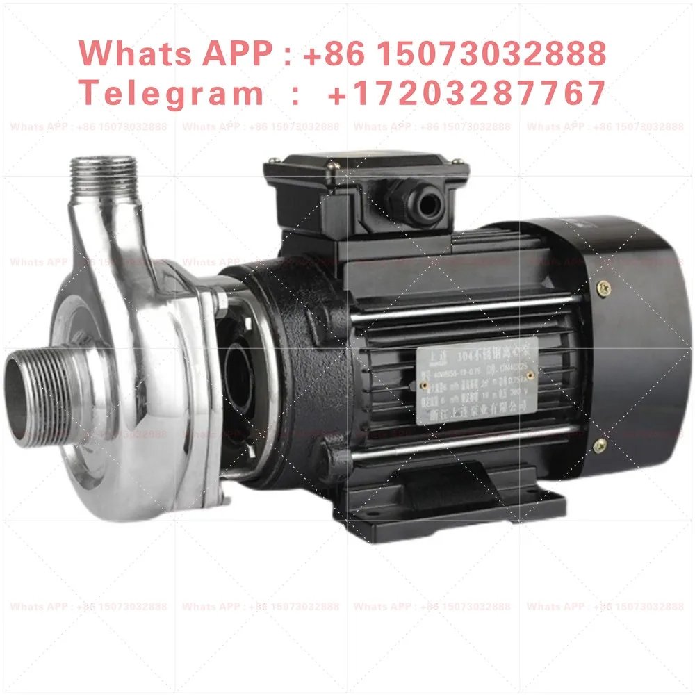 Single & Three Phase 304 Stainless Steel Circulation Pump Corrosion Resistant Acid Alkali Chemical & Food Grade Booster Pump